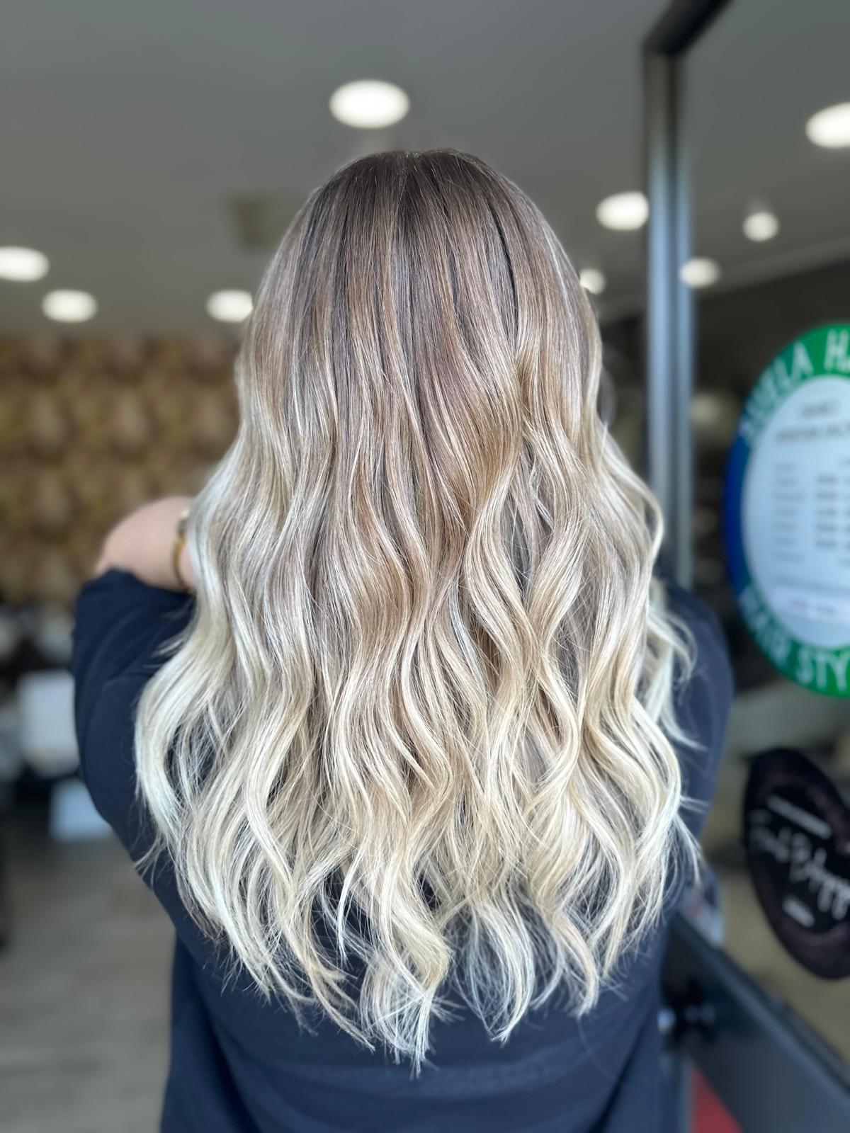 Dettaglio sfumature balayage